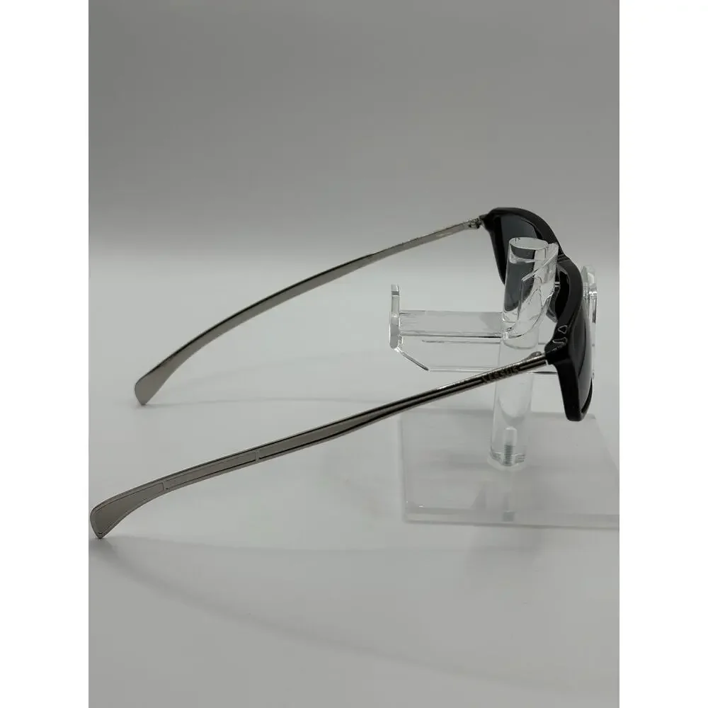 Versus Sunglasses Rectangular Black Gray Lenses Unisex 53mm